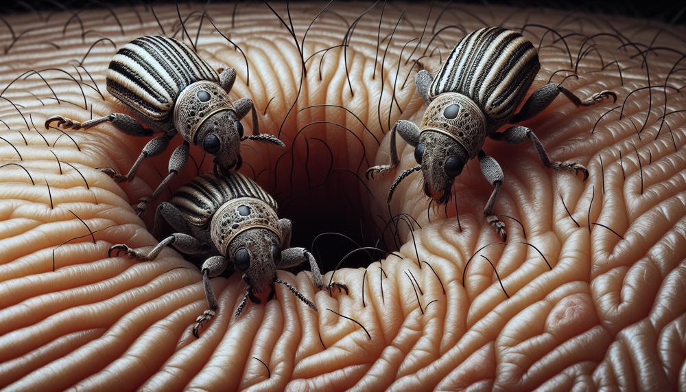 Do Carpet Beetles Burrow In Your Skin-3